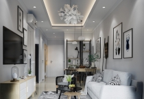 Hoàn thiệt nội thất căn hộ Riverside Quận 7