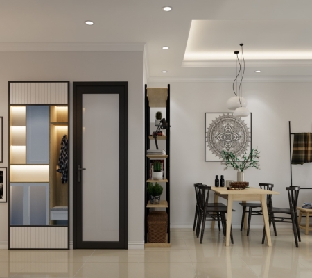 Hoàn thiệt nội thất căn hộ Riverside Quận 7