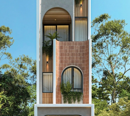 Thiết kế nhà phố phong cách: Wabi Sabi