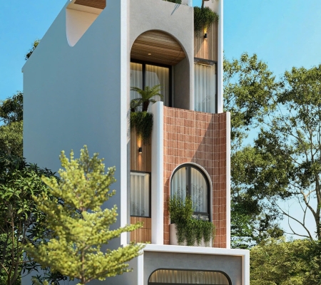 Thiết kế nhà phố phong cách: Wabi Sabi