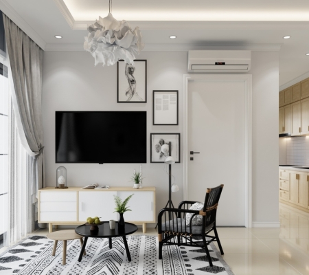 Hoàn thiệt nội thất căn hộ Riverside Quận 7