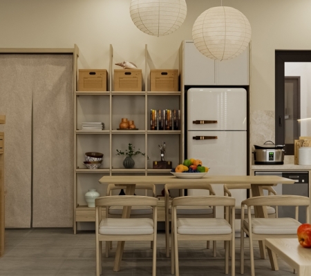 Thiết kế thi công theo phong cách Japandi