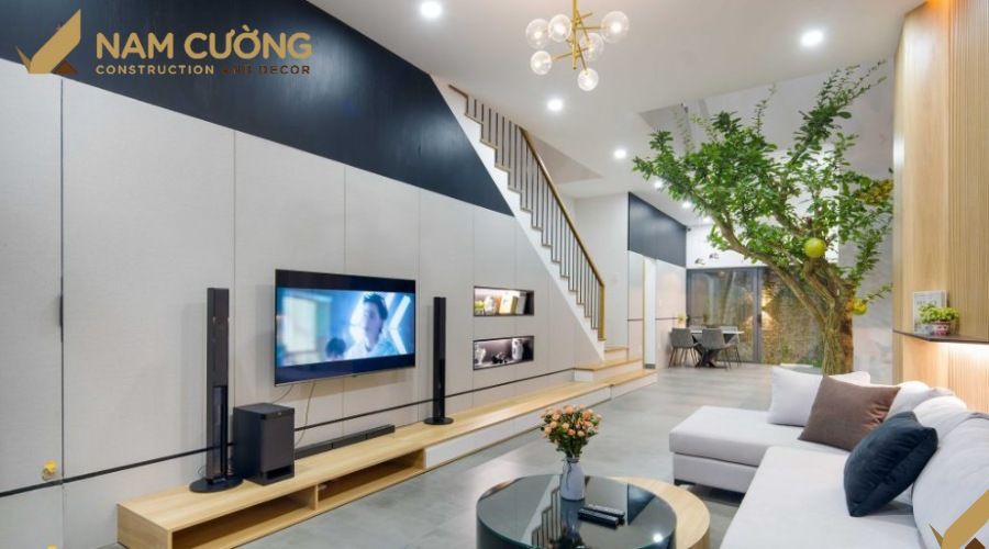 Cây đào tiên phong thủy cho không gian nhà phố