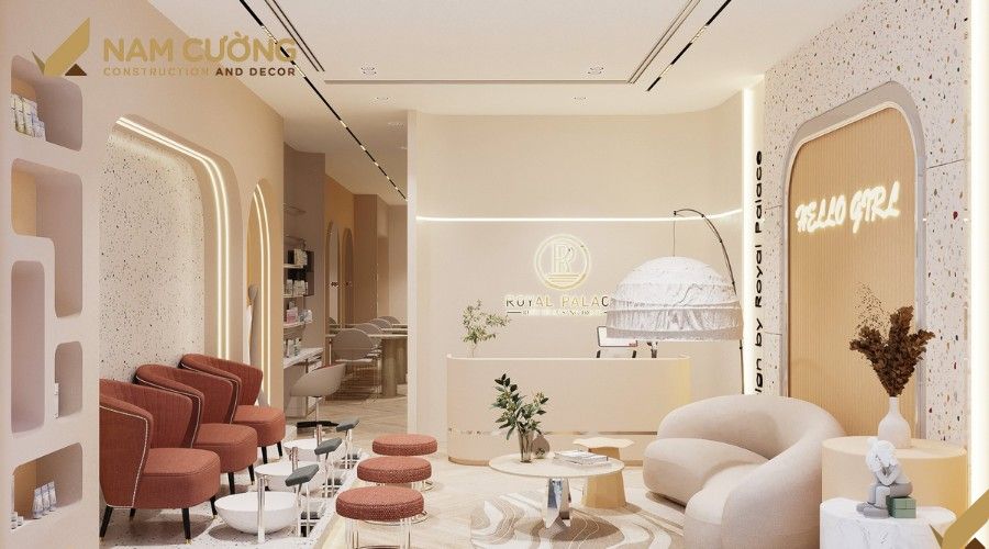 Mẫu spa phong cách tối giản hiện đại đẹp tinh tế