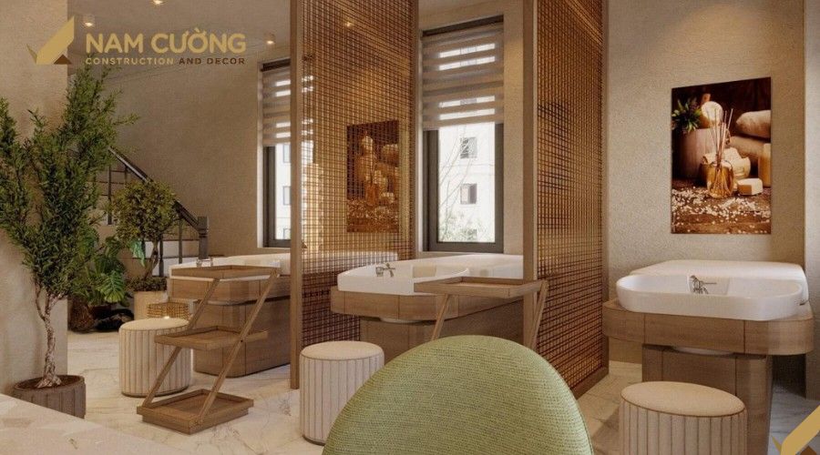 Nội thất spa đa phong cách thiết kế sáng tạo 2025