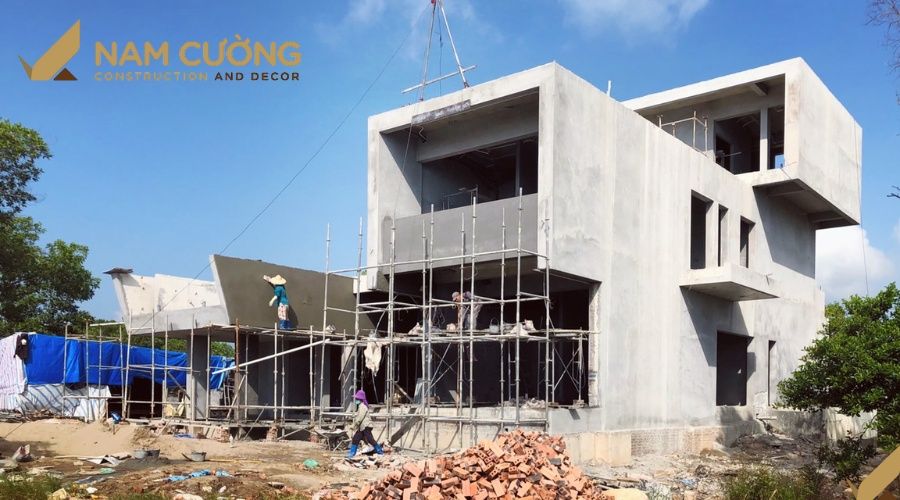 Khái niệm xây dựng phần thô trong công trình nhà ở